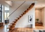 design modern 3d staircase, spiral staircase and handrail